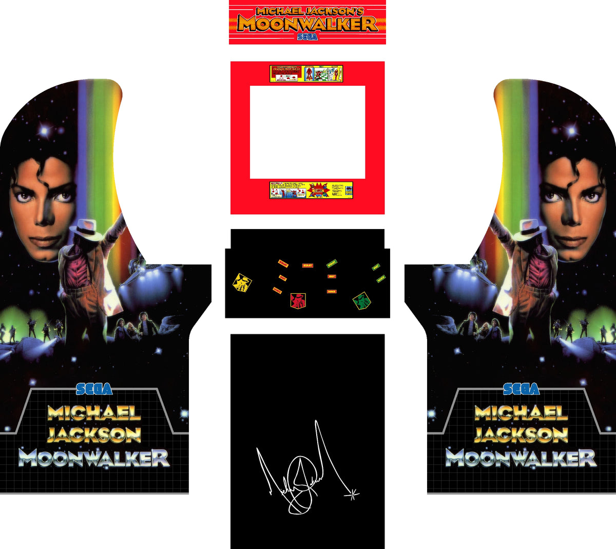 Michael Jackson Moonwalker Arcade Game
