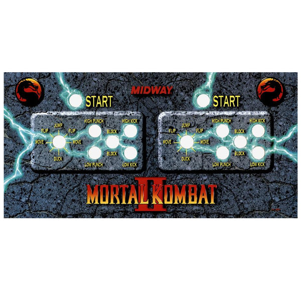 Mortal Kombat 2 CPO - Control Panel Overlay - Premium 3M Vinyl