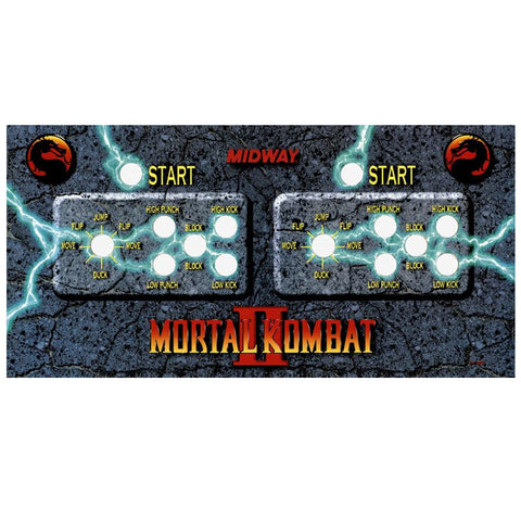 Mortal Kombat 2 CPO - Control Panel Overlay - (SDS) - Escape Pod Online