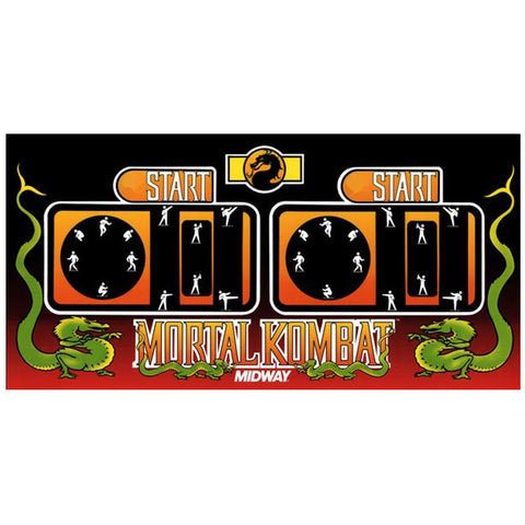 Mortal Kombat CPO - Control Panel Overlay - Premium 3M Vinyl - Escape Pod Online