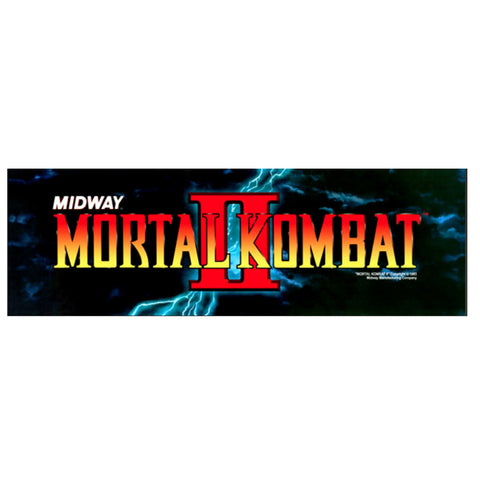Mortal Kombat II - MKII - Arcade Marquee - Escape Pod Online