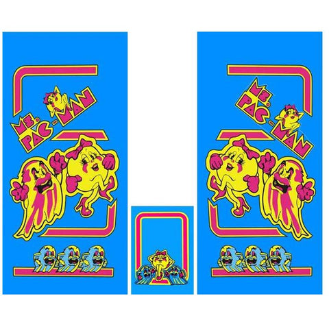 Ms. Pac-Man Full Side Art