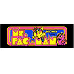 Ms. Pac-Man Plexi-Glass Marquee - Escape Pod Online
