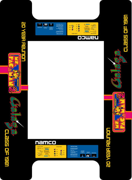 Ms Pac/Galaga 20th Anniversary Cocktail Underlay – Escape