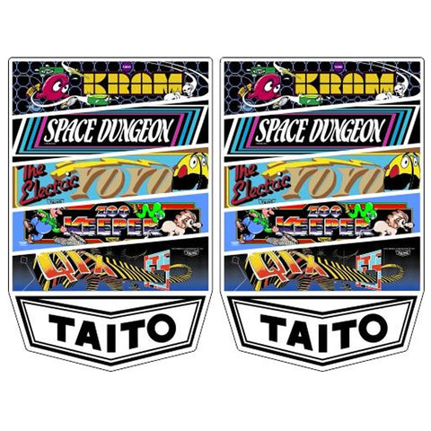 Multi Taito Multicade Side Art Decals - Escape Pod Online