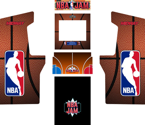 NBA Jam - Midway Legacy Edition - ARCADE1UP Art Kit - Escape Pod Online