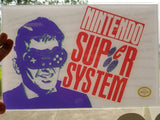Nintendo Super System Arcade Marquee - PLEXI - Escape Pod Online