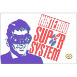 Nintendo Super System Arcade Marquee - PLEXI - Escape Pod Online