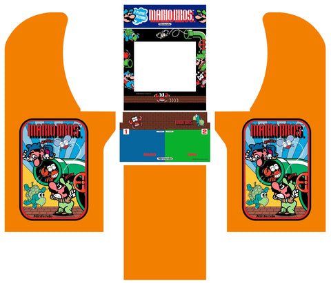 Arcade1Up - Orange Mario Bros Art - Escape Pod Online
