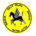 Outrun Steering Wheel Sticker - Escape Pod Online