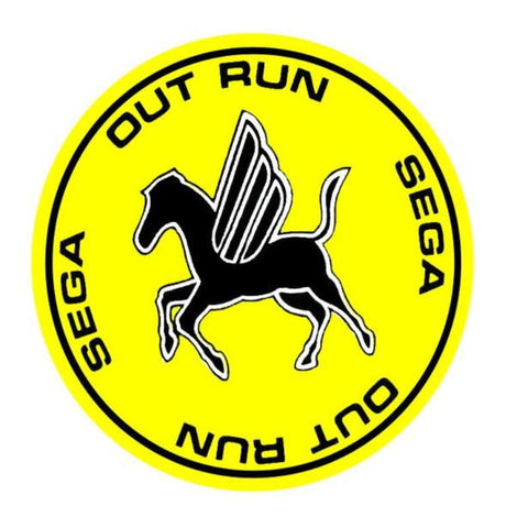 Outrun Steering Wheel Sticker - Escape Pod Online