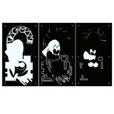 Pac-Man Stencil Set w/Kickplate