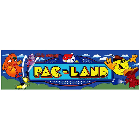 Pac-Land Arcade Marquee - Escape Pod Online