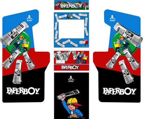 Paperboy - Midway Legacy Edition - ARCADE1UP Art Kit - Escape Pod Online