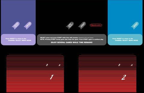 Playchoice 10 Dual Monitor Arcade Control Panel Overlay - CPO - Escape Pod Online
