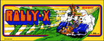 Rally X Arcade Marquee - Escape Pod Online