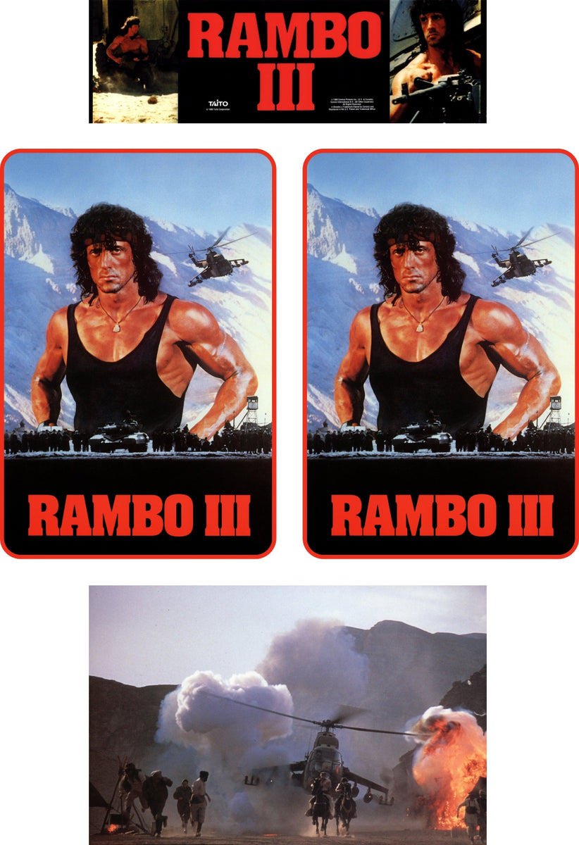Rambo 3 III Arcade Complete Restoration Kit – Escape Pod Online