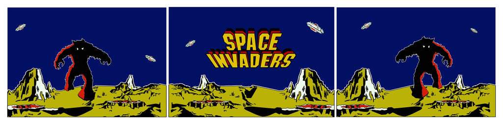 Arcade1up Riser Stickers Arcade1Up Space Invaders Riser Decals – Escape Pod Online