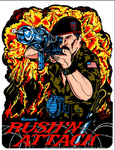 Rush N Attack or Green Beret Side Art Decals - Escape Pod Online