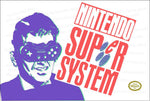 Nintendo Super System Arcade Marquee - PLEXI - Escape Pod Online