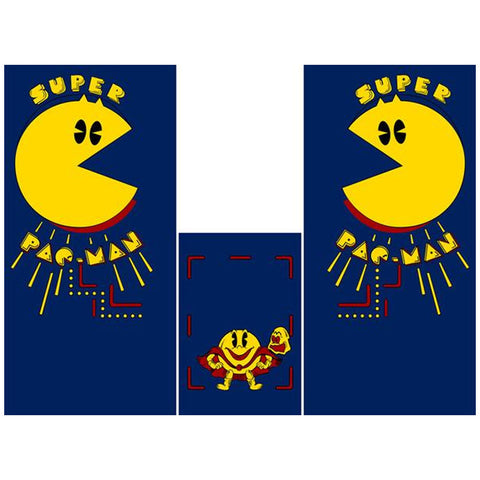 Super Pac-Man Full Side Art/Kickplate Set - Escape Pod Online