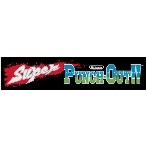 SUPER Punch Out Arcade Marquee - Escape Pod Online