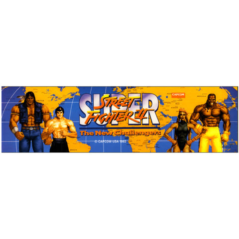 Super SF II New Challengers Arcade Marquee - Escape Pod Online