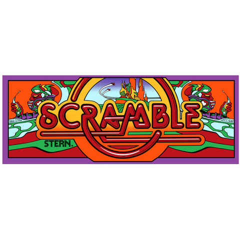 Scramble Arcade Marquee - Escape Pod Online
