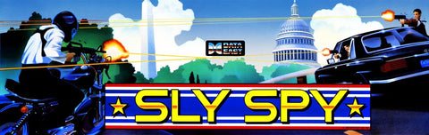 Sly Spy Arcade Marquee - Escape Pod Online
