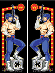 Smash TV Side Art Decals - Escape Pod Online