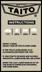 Space Invaders US Instruction Decal - Escape Pod Online