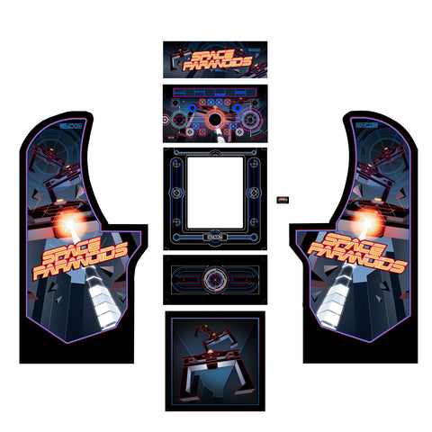 Arcade1Up - Space Paranoids Art - Escape Pod Online