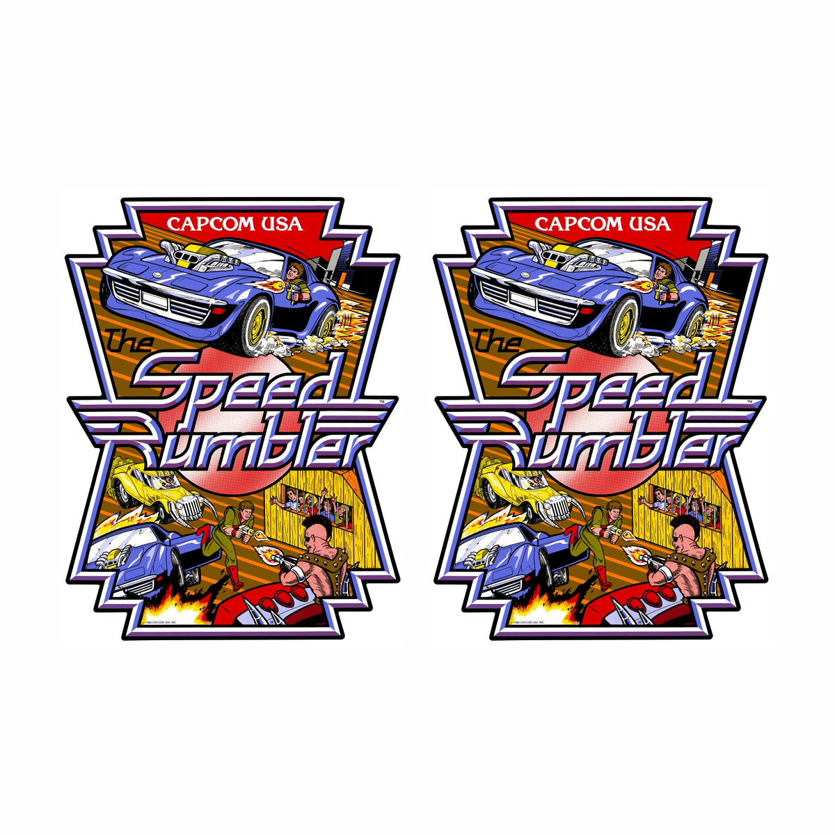 Speed Rumbler Arcade Side Art Decals – Escape Pod Online