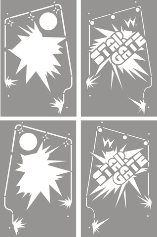 Stargate Stencil Set Side Art - Escape Pod Online