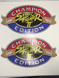 Street Fighter II Champion Edition Side Art Decals - Escape Pod Online