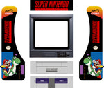 Super Nintendo SNES Arcade1Up Partycade Decal Kit - Escape Pod Online