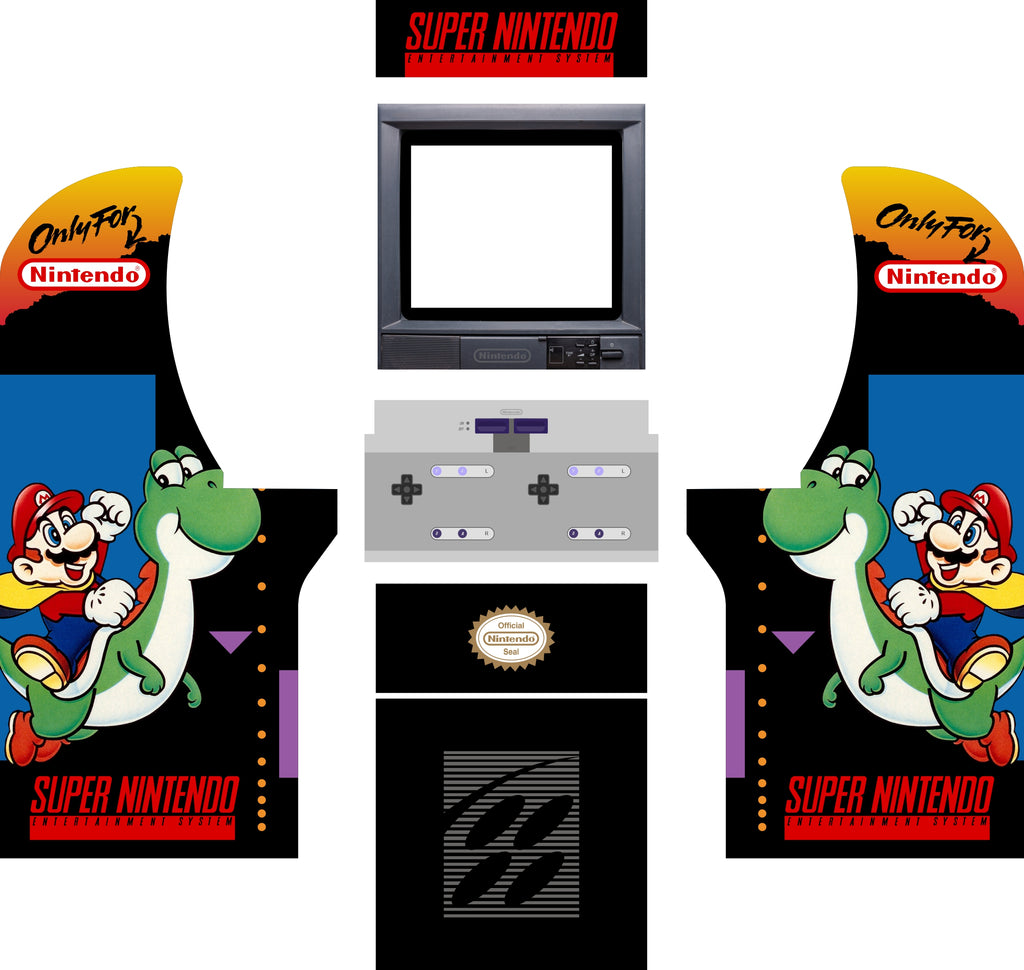 Arcade1Up - Super Nintendo SNES Art (Mario) – Escape Pod Online