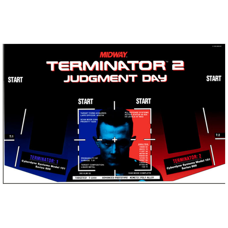Terminator 2 Computer Display Terminator Scan Overlay WORLD'S FIRST: Full Set E Mu Emulator II+ Main