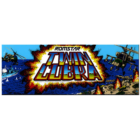 Twin Cobra Arcade Marquee - Escape Pod Online