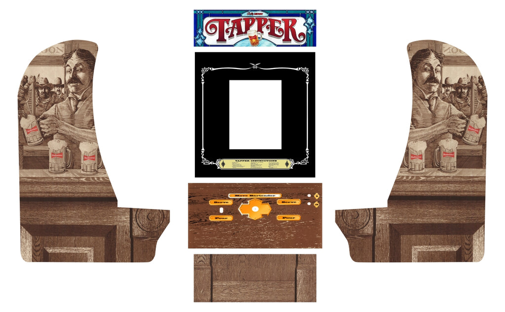 Tapper Arcade1Up Countercade Decal Kit – Escape Pod Online