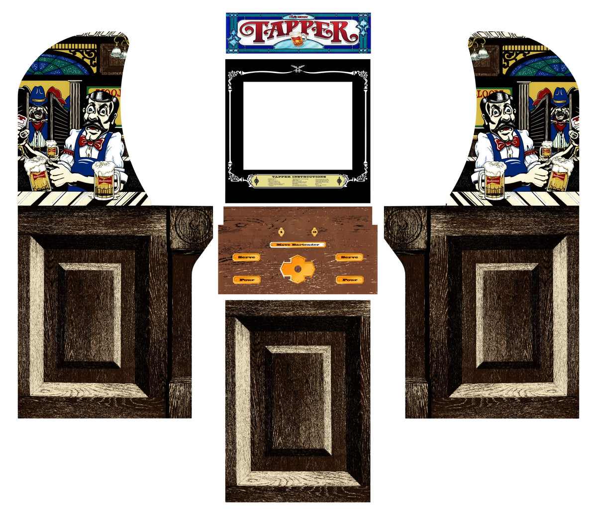 Arcade1Up - Tapper Colored Art – Escape Pod Online