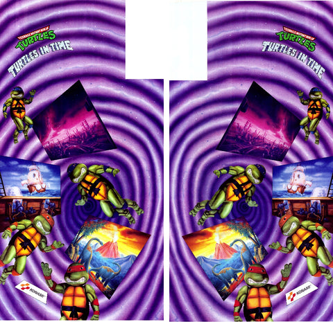 TMNT Turtles In Time (Original) - Side Art Decals - Escape Pod Online