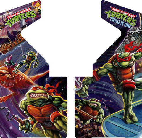 TMNT Turtles In Time (SNES Version) - Side Art Decals - Escape Pod Online