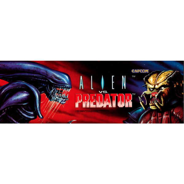 Alien Vs. Predator Arcade Marquee – Escape Pod Online