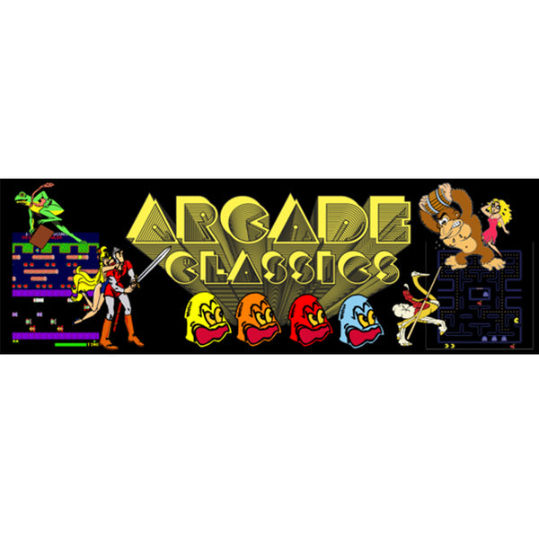 movic - まどかページ Multicade Arcade Classics Marquee For Reproduction Header