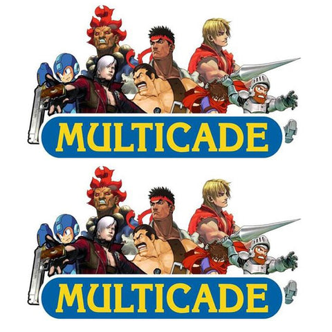 Arcade Multicade Side Art (Capcom) - Escape Pod Online