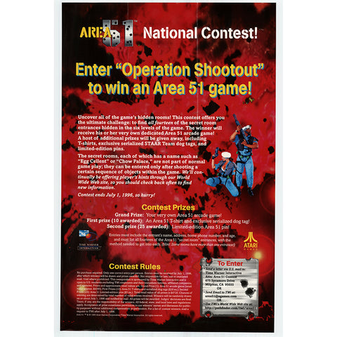 Area 51 Contest Poster - Escape Pod Online