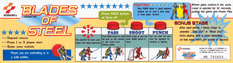 Blades of Steel Instruction Decal - Escape Pod Online