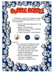 Bubble Bobble Instruction Decal (Vertical) - Escape Pod Online