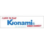 I Love to Play Konami Video Games Bumper Sticker - Escape Pod Online